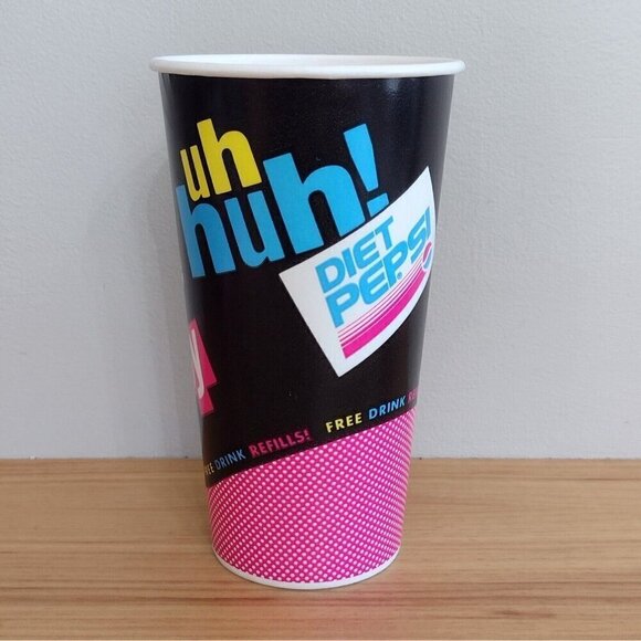 Vintage 90s Unused Taco Bell Wax Paper Cup You Got The Right One Baby Diet Pepsi - Picture 5 of 9